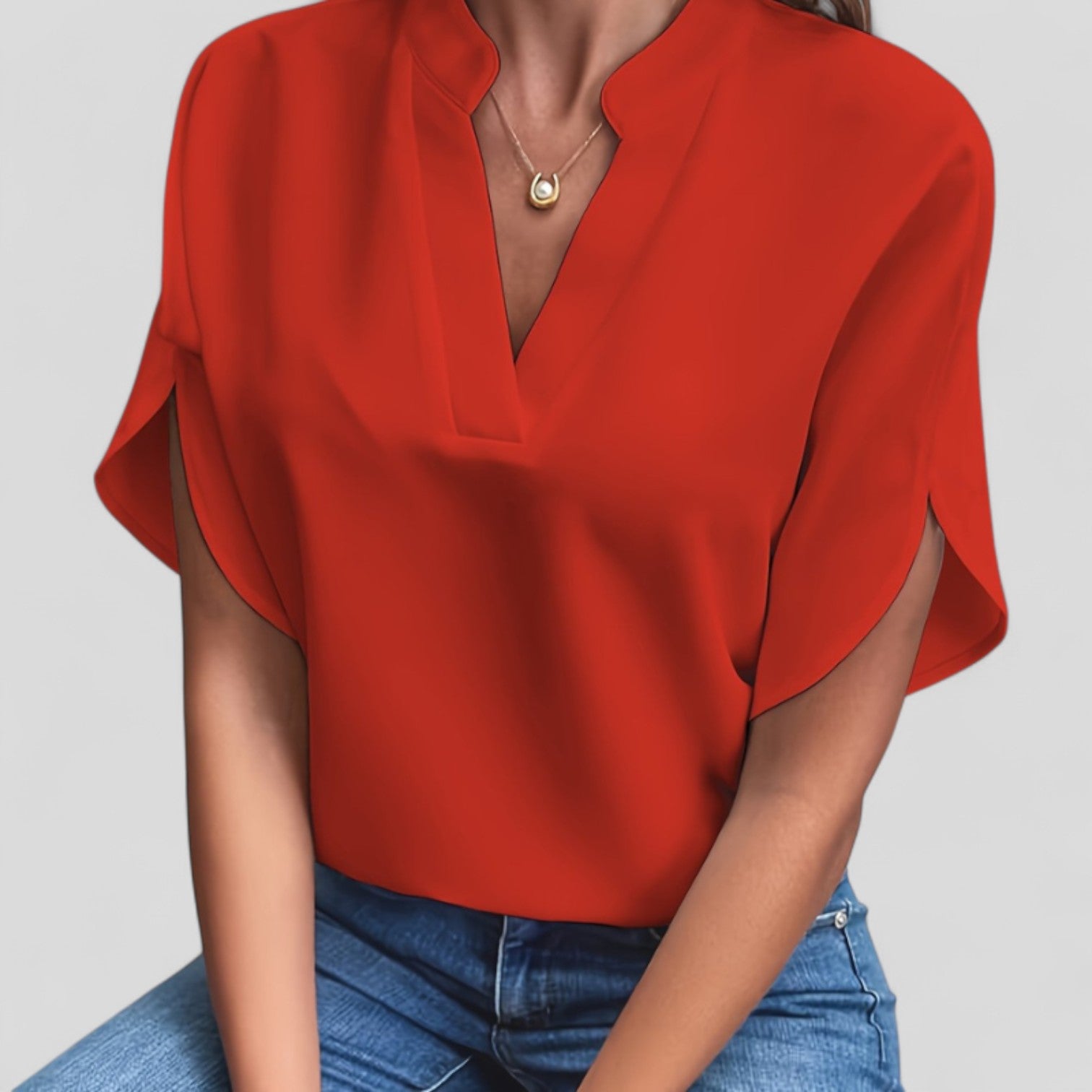 Paula | Blusa de manga corta