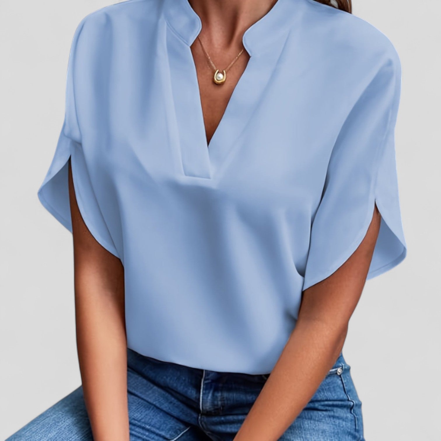Paula | Blusa de manga corta