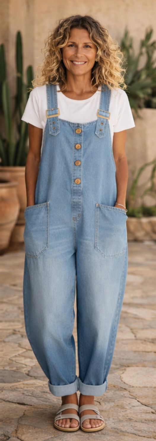 Clara - Mono vaquero casual con hebilla ajustable