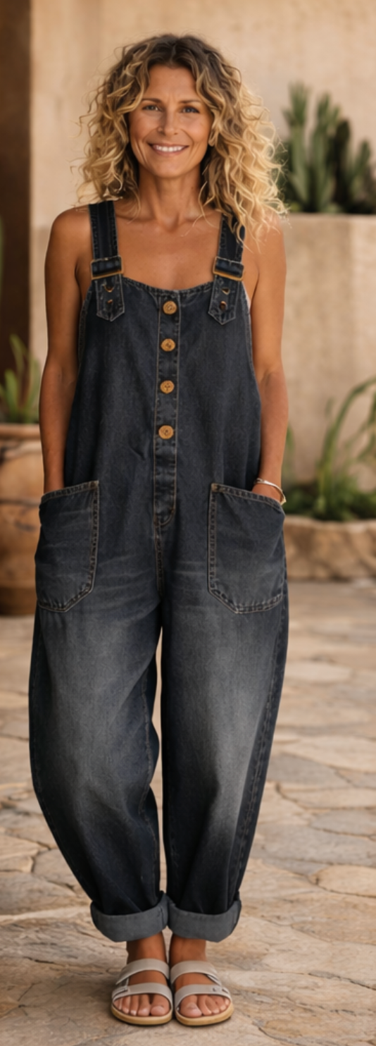 Clara - Mono vaquero casual con hebilla ajustable