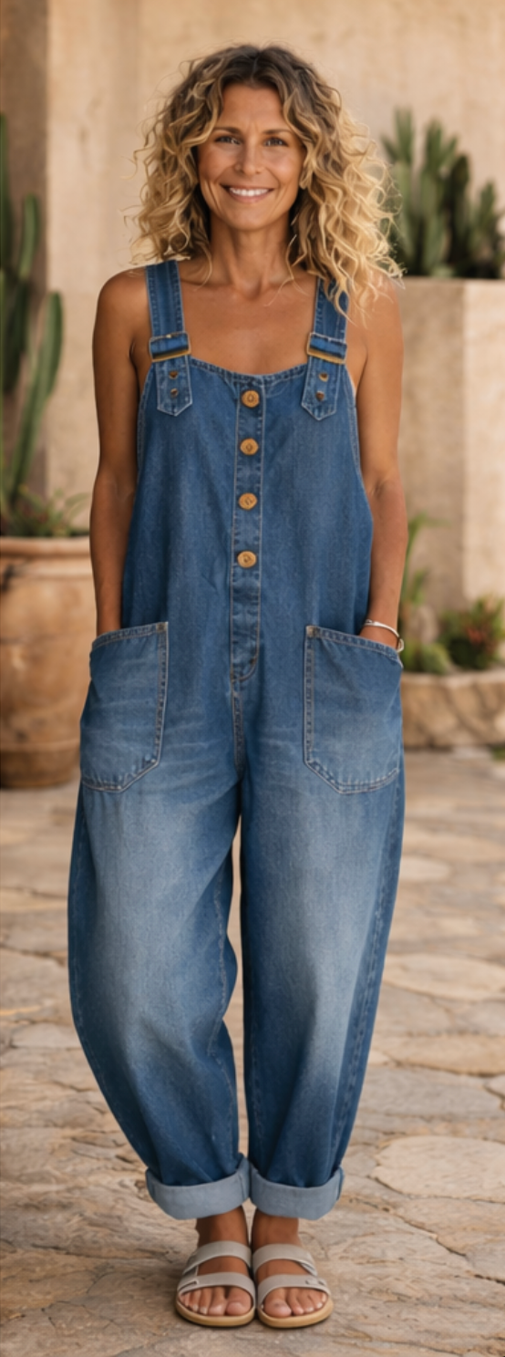 Clara - Mono vaquero casual con hebilla ajustable