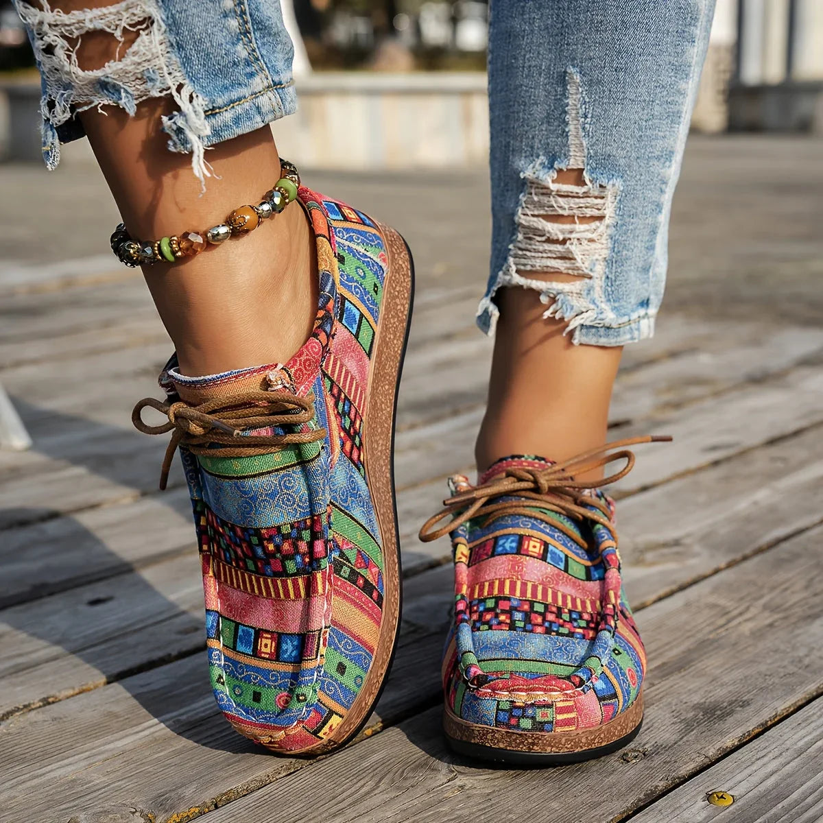 Zapatillas Ortopédicas de Confort Multicolor para Mujer
