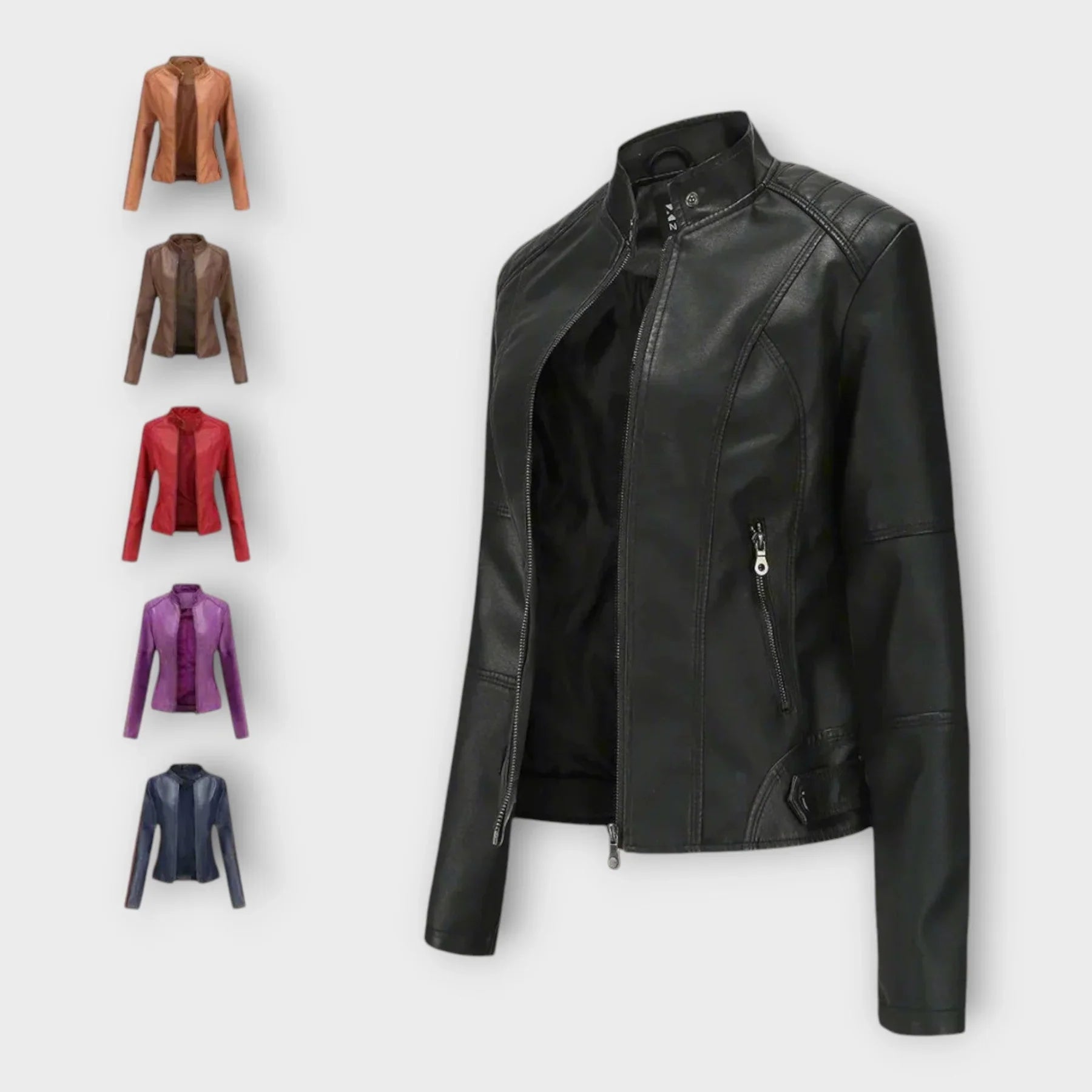 Giulia | Chaqueta de Cuero Suave Premium