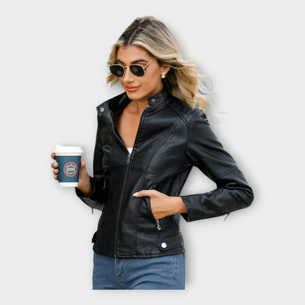 Giulia | Chaqueta de Cuero Suave Premium