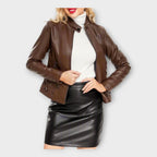 Giulia | Chaqueta de Cuero Suave Premium