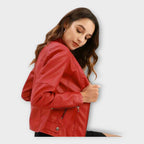 Giulia | Chaqueta de Cuero Suave Premium