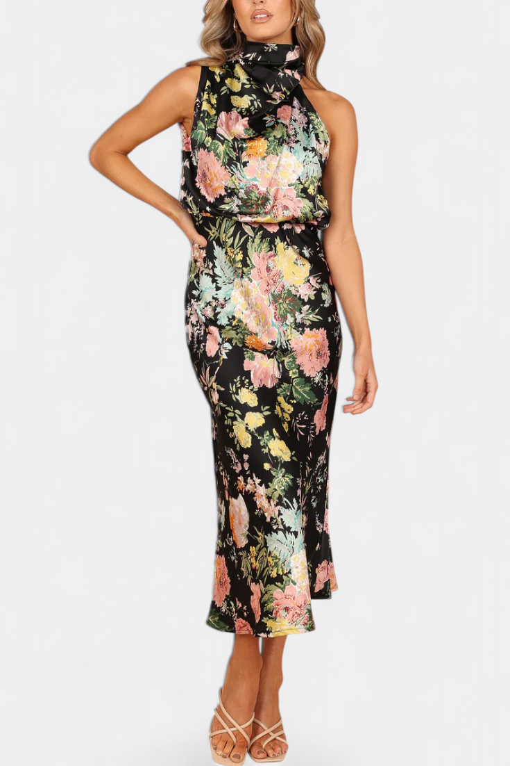 Lisa | Maxi Floral Halter